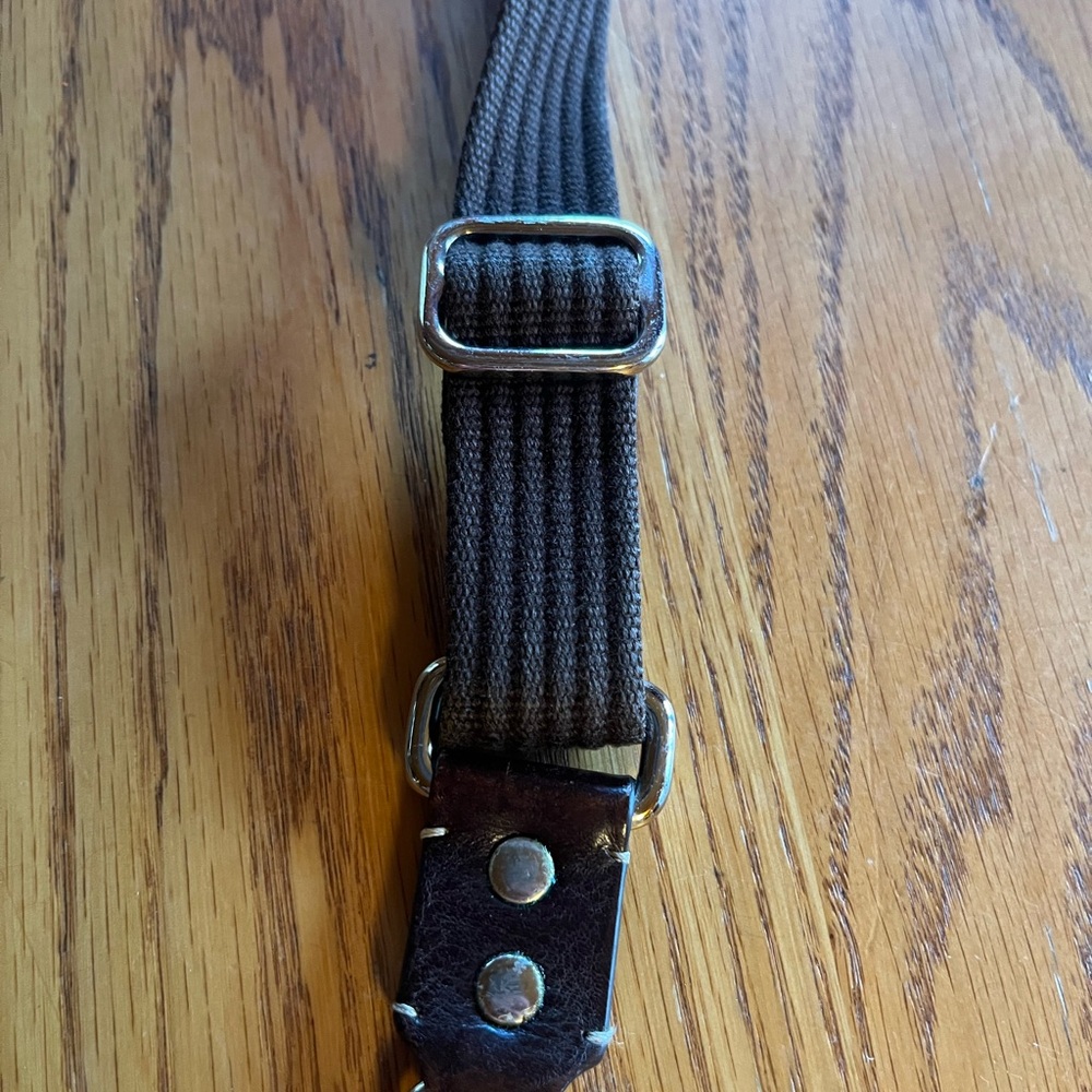 Coach Signature Stripe Python Trim Swingback Cros… - image 5